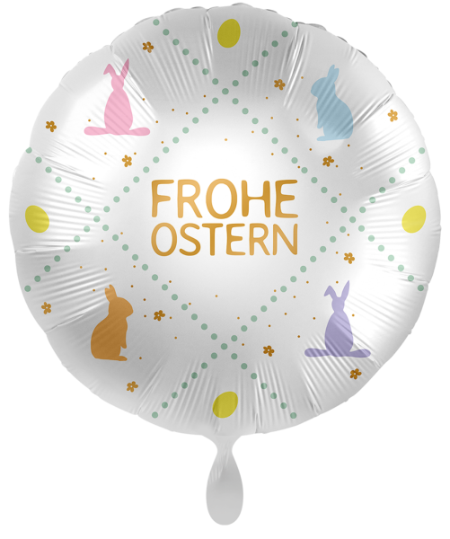 Folienballon - Frohe Ostern - ø 43cm